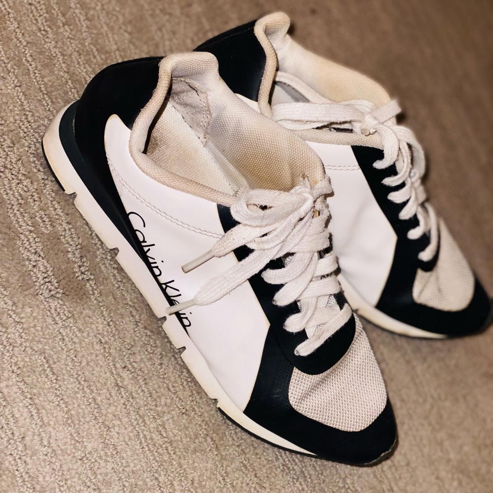Calvin Klein black&white sneakers - Picture 1 of 6